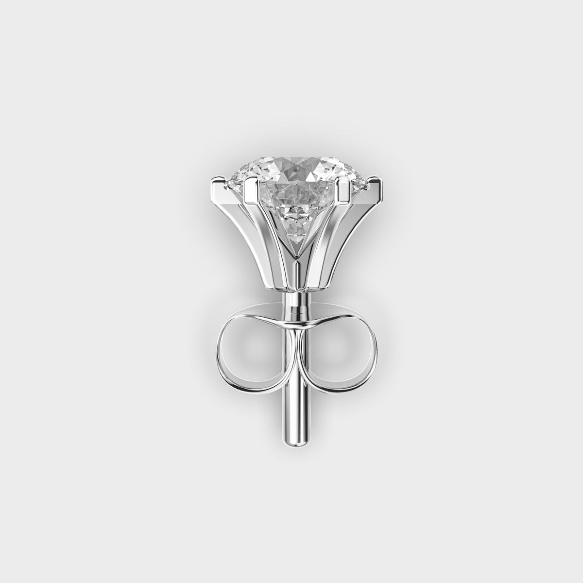 Cool Round Diamond Men’s Stud