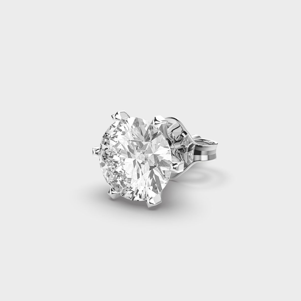 Cool Round Diamond Men’s Stud