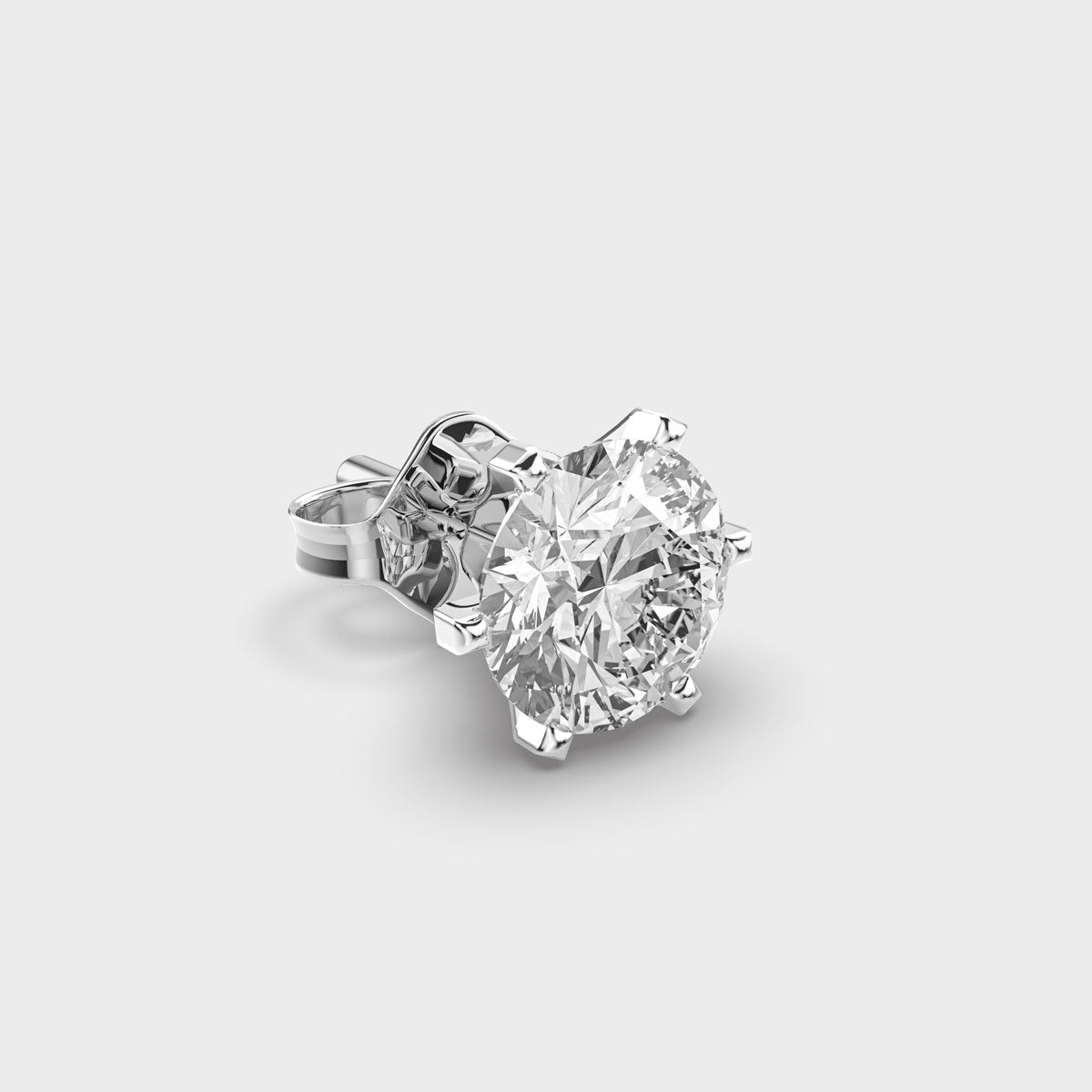 Cool Round Diamond Men’s Stud