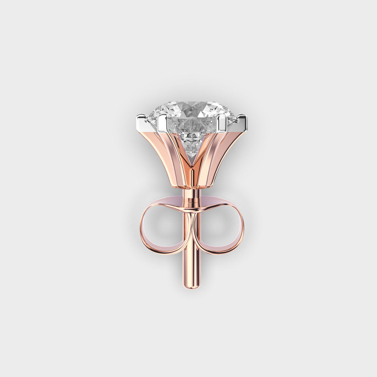 Cool Round Diamond Men’s Stud