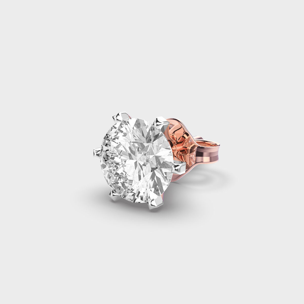 Cool Round Diamond Men’s Stud