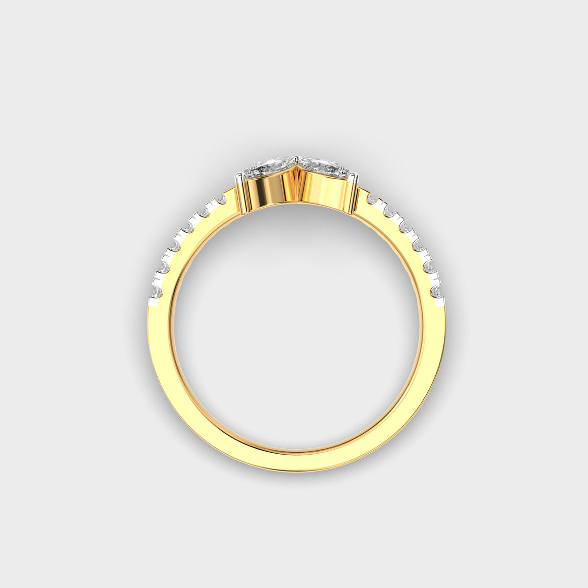 Baby Butterfly Diamond Ring