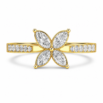 Baby Butterfly Diamond Ring