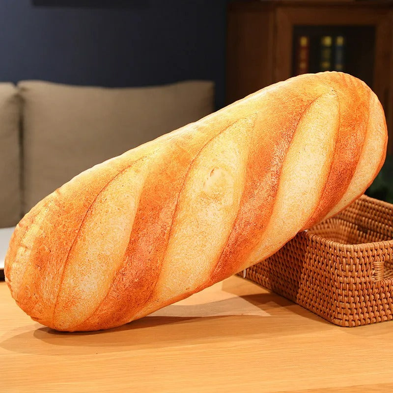French Bread Plush Pillow – Ultra-Soft Decorative Cushion