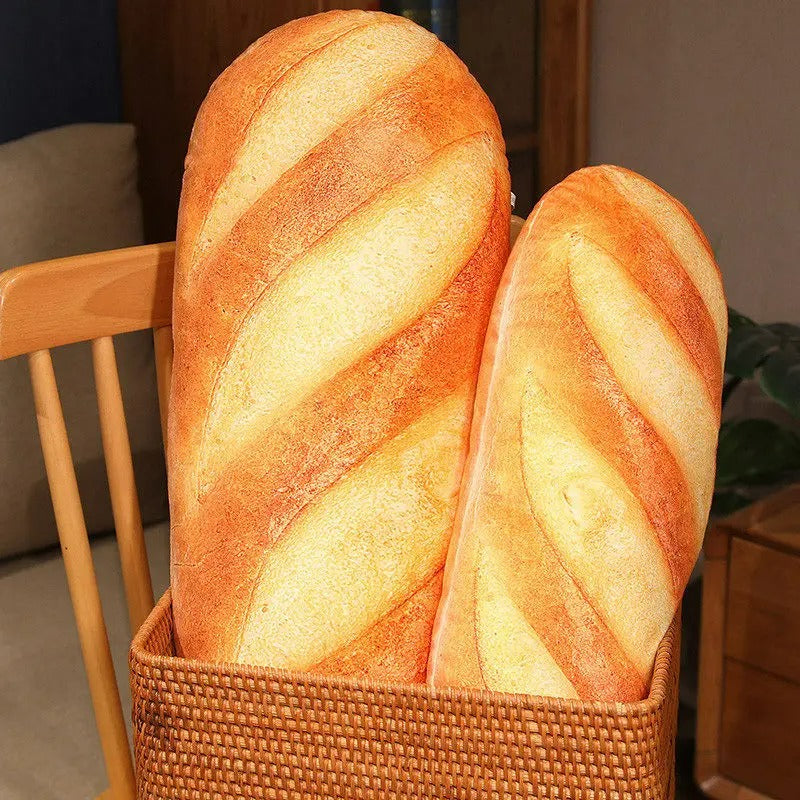 French Bread Plush Pillow – Ultra-Soft Decorative Cushion