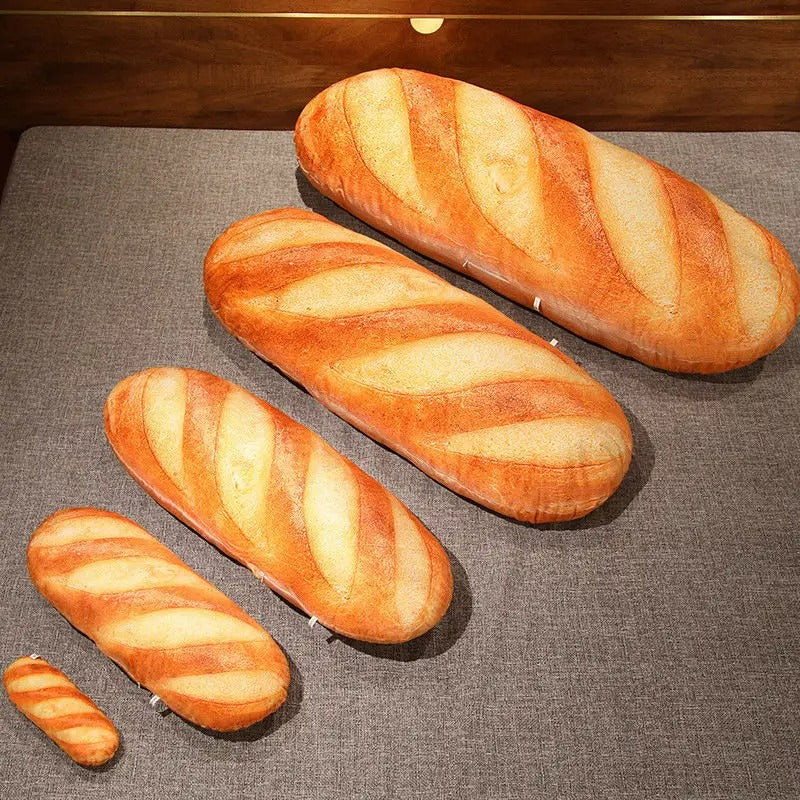 French Bread Plush Pillow – Ultra-Soft Decorative Cushion