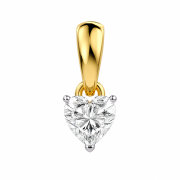 Heart Solitaire Pendant