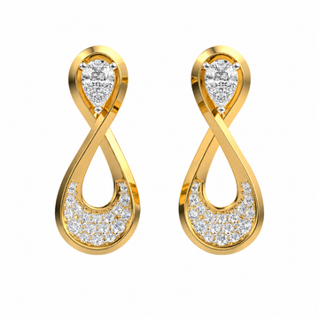 Infinity Diamond Earrings