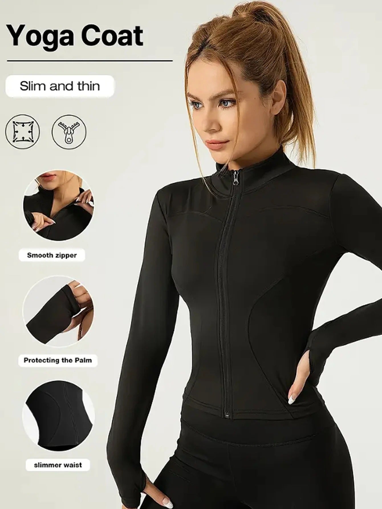 Long Sleeve Yoga Coat
